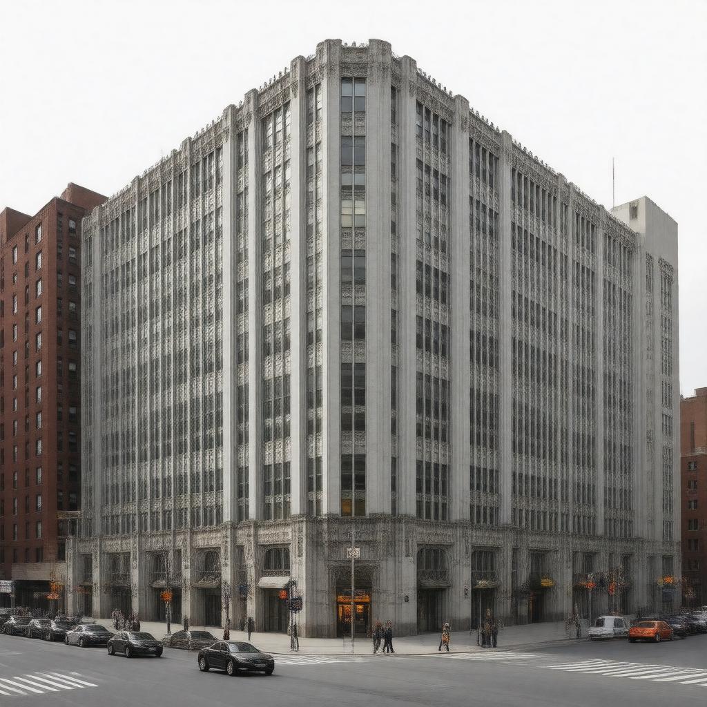 AI-created image of International Affairs Building