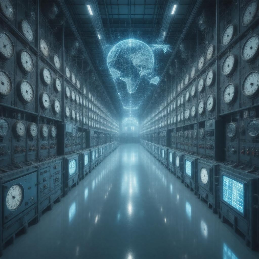 Click to view larger image AI-created image of International Atomic Time (TAI)