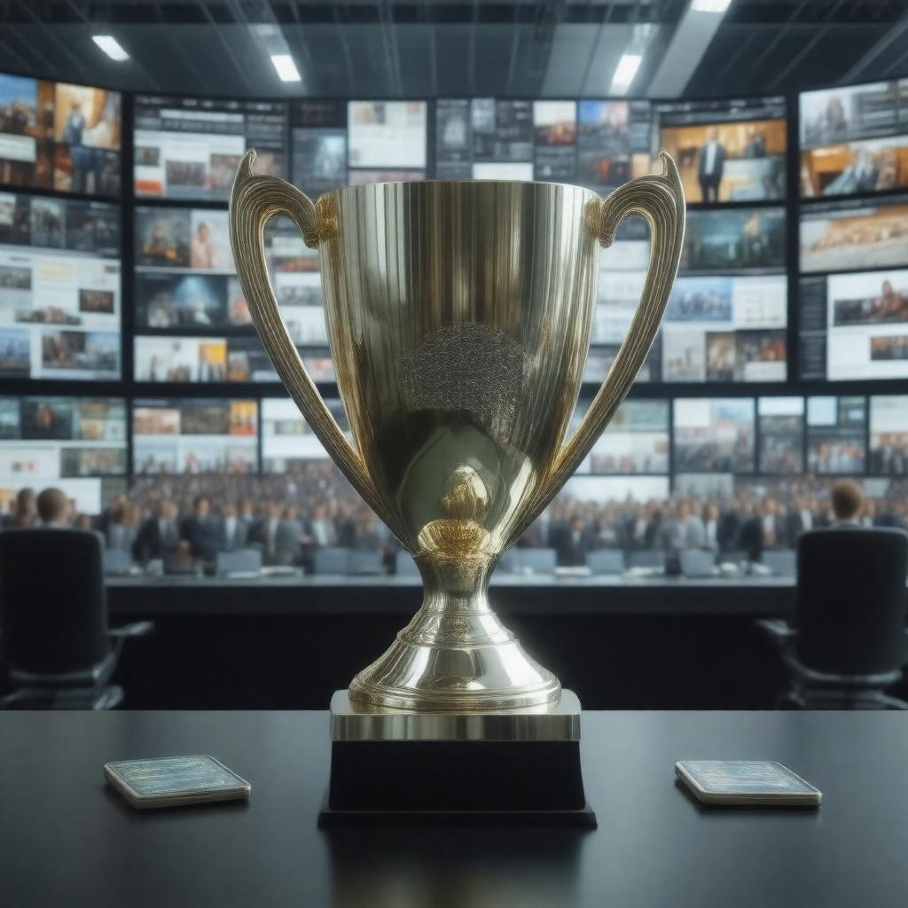 AI-created image of International Center for Journalists Innovation Award