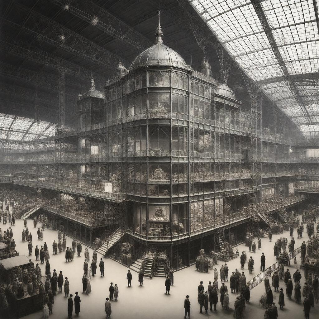 AI-created image of International Exhibition 1862