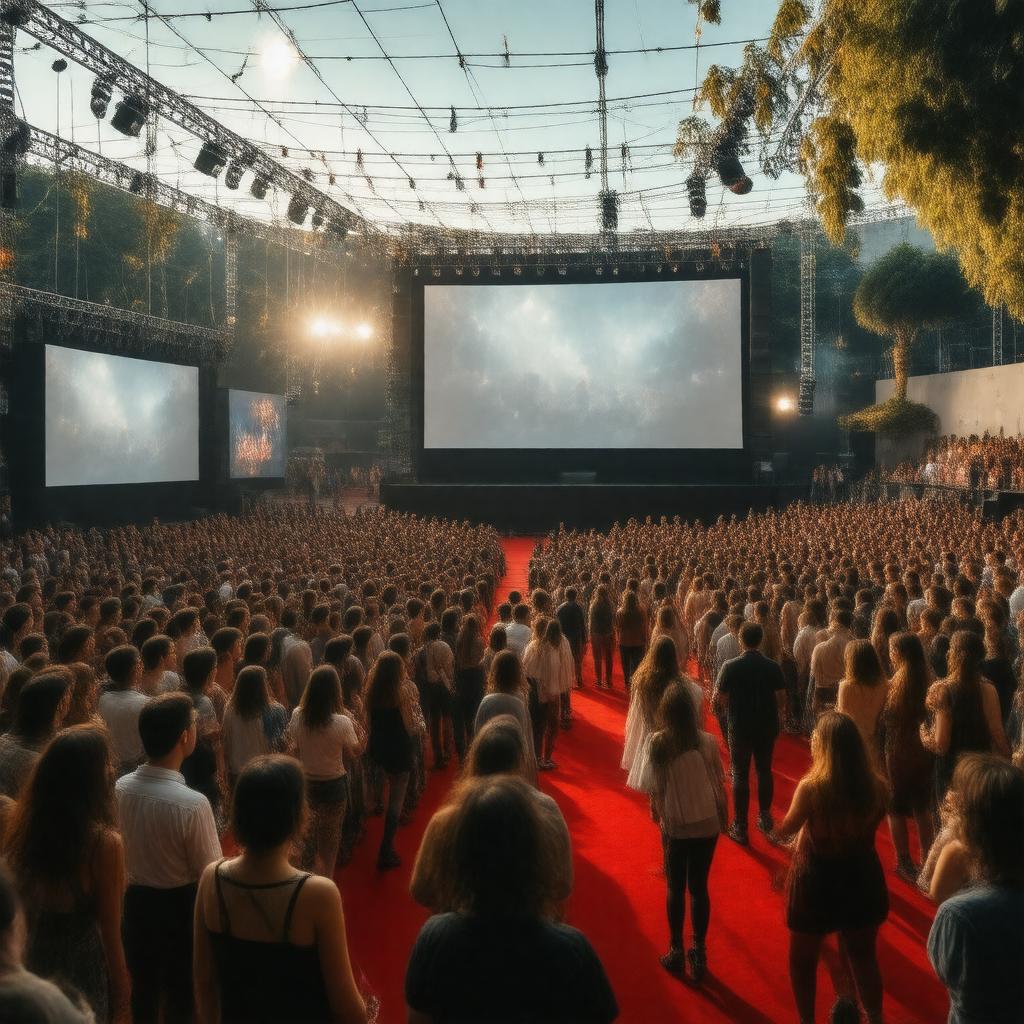 AI-created image of International Film Festival
