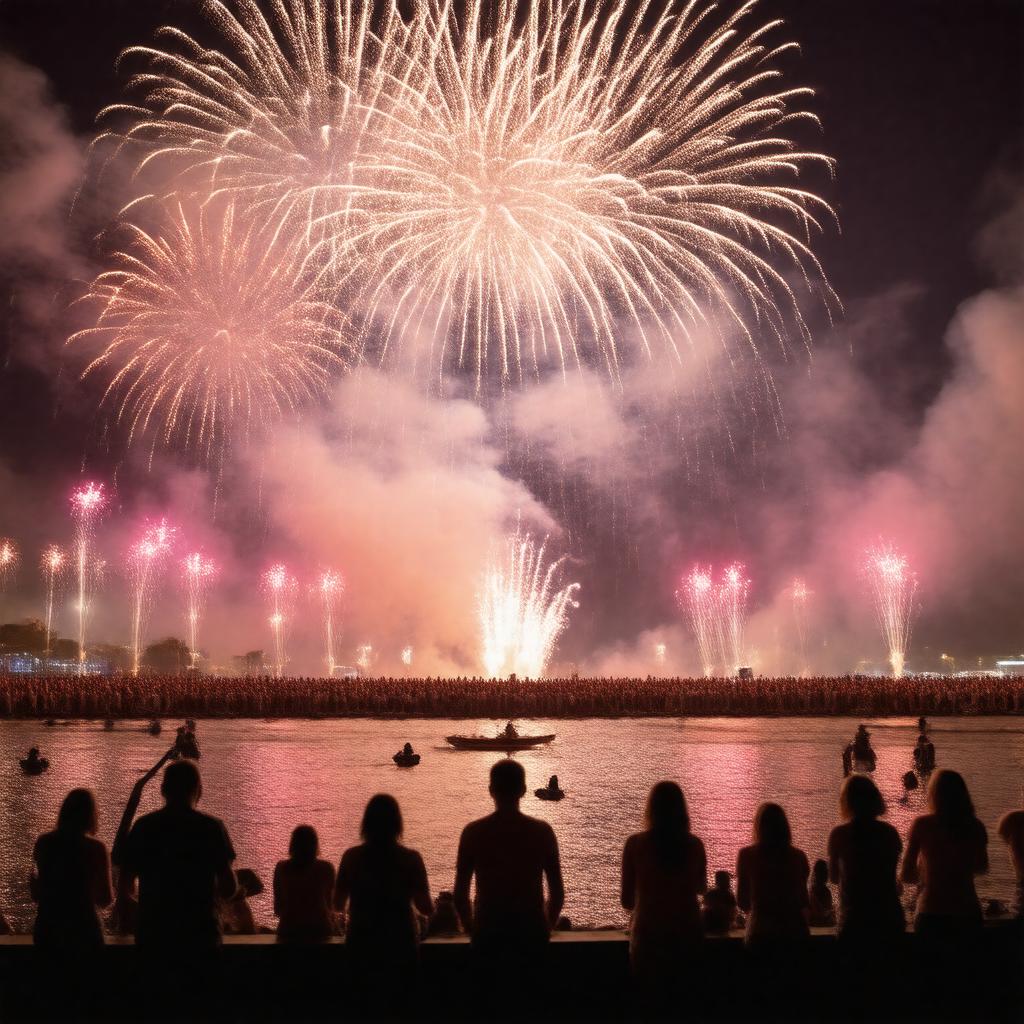 Click to view larger image AI-created image of International Fireworks Competition