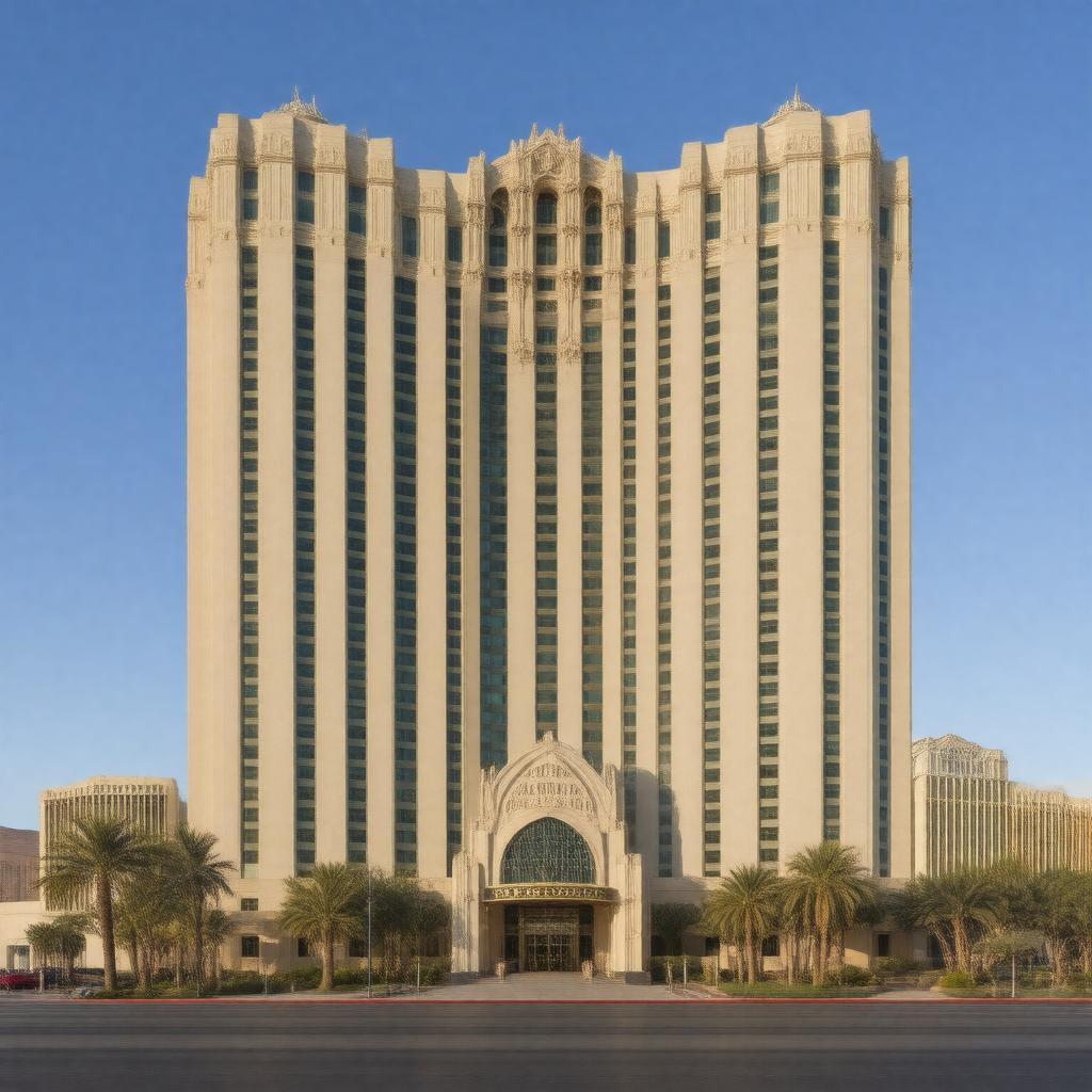 AI-created image of International Hotel, Las Vegas