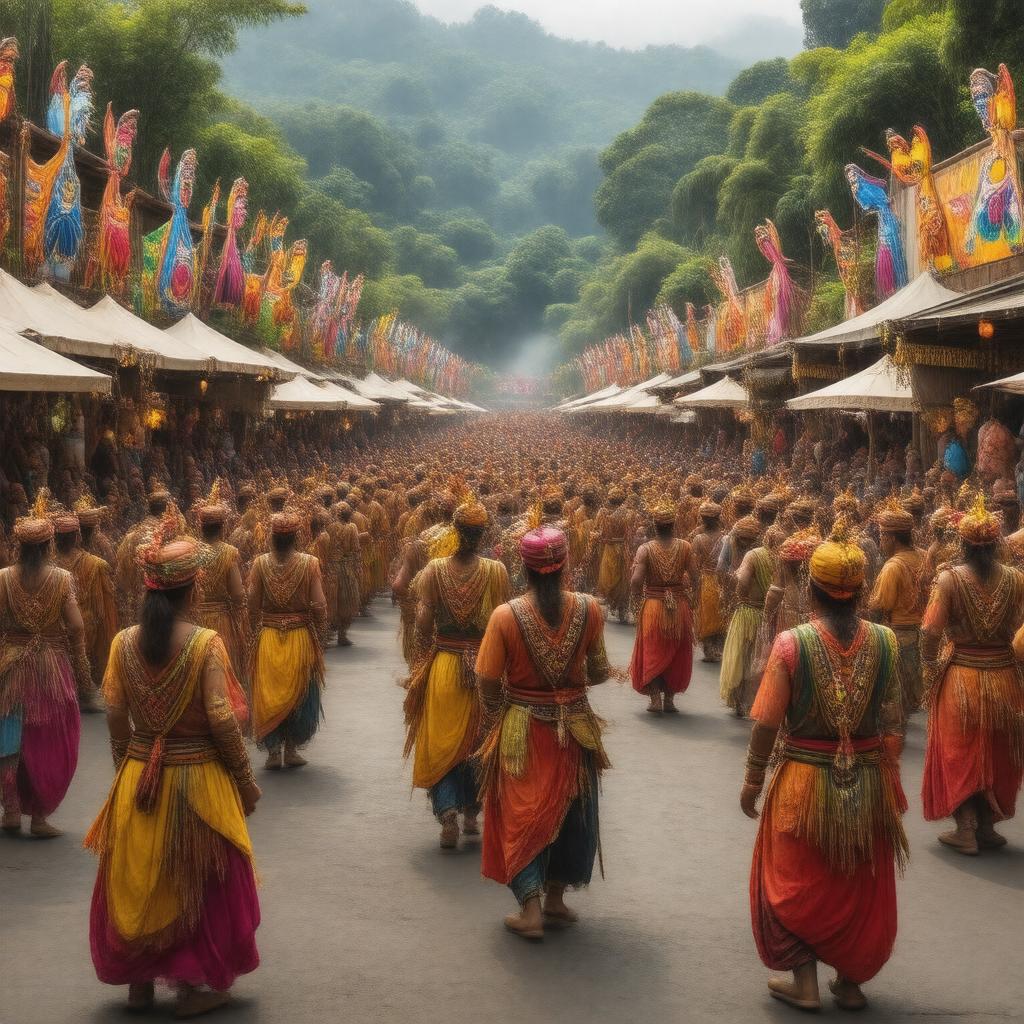 AI-created image of International Love, Peace, Friendship, Culture and Art Festival