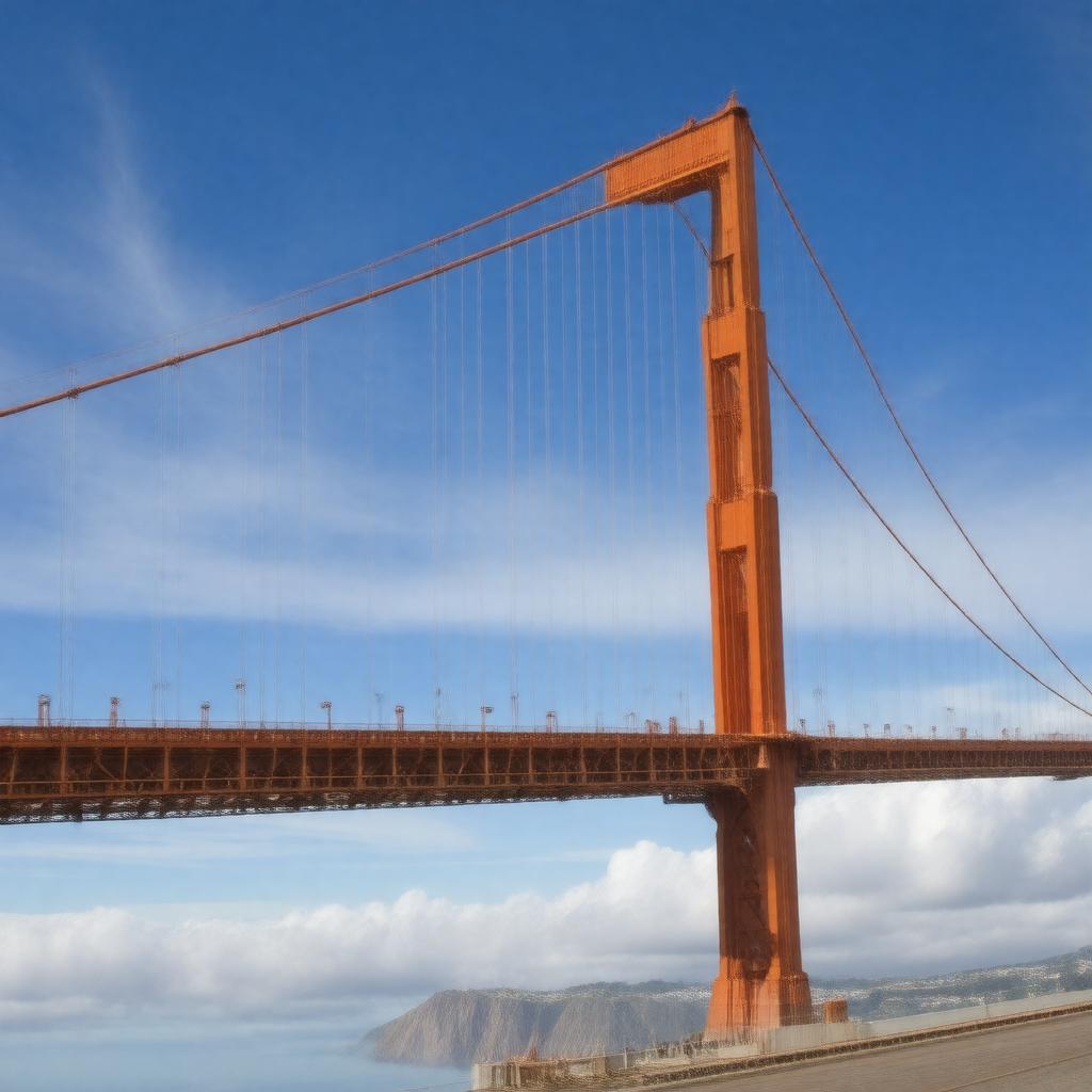 AI-created image of International Orange