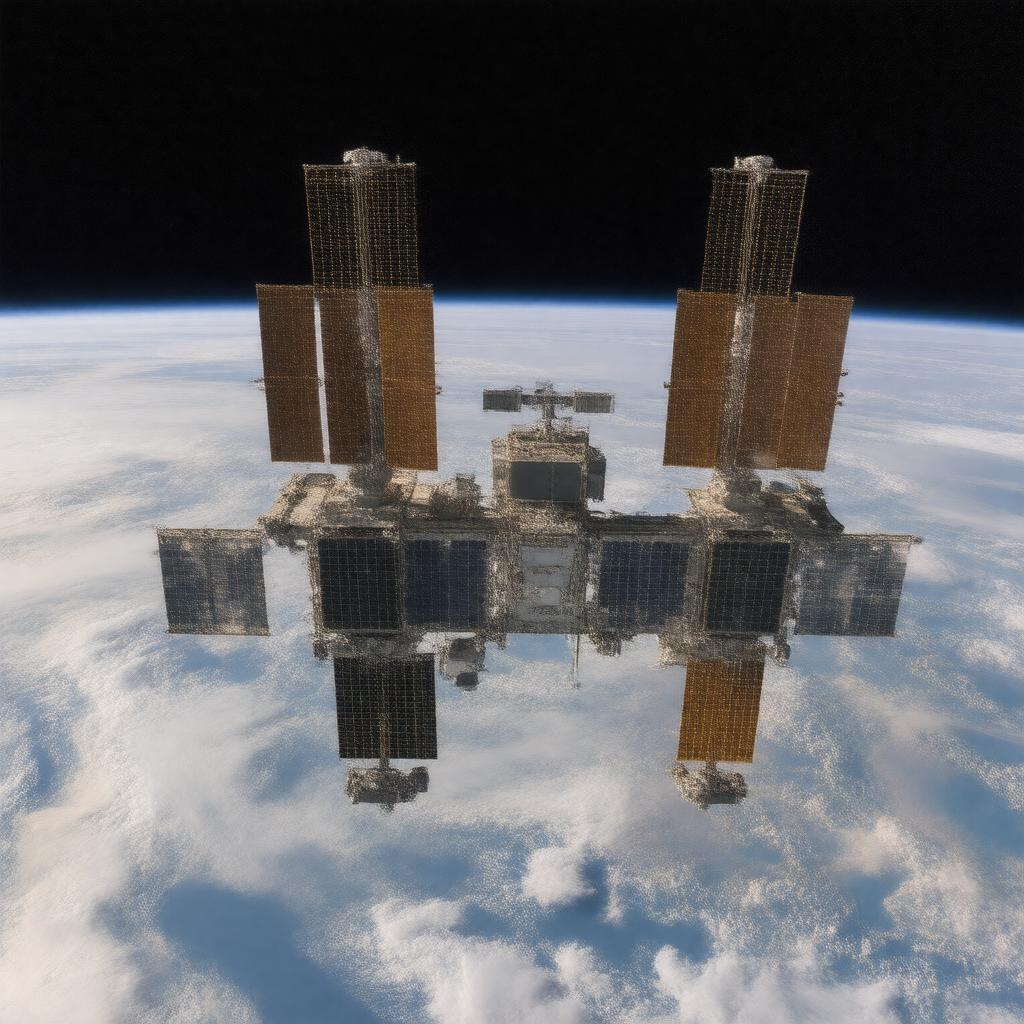 AI-created image of International Space Station
