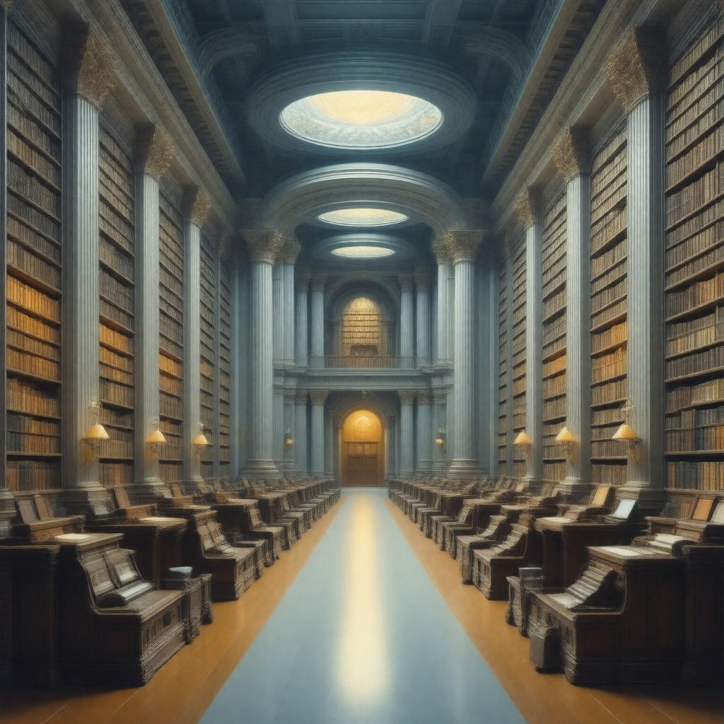 AI-created image of Internet Archive