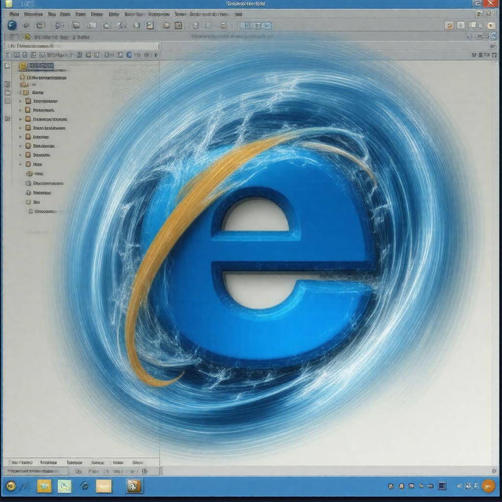 AI-created image of Internet Explorer