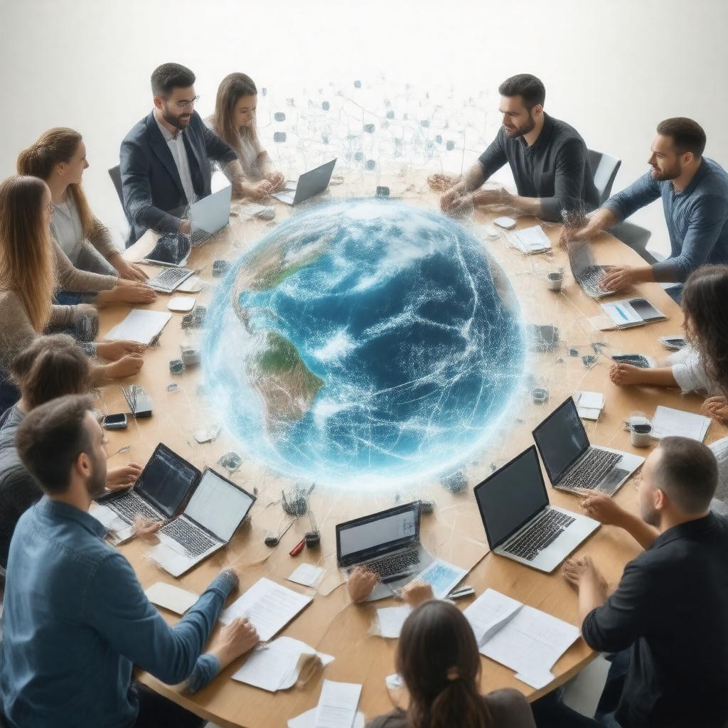 Click to view larger image AI-created image of Internet Research Task Force