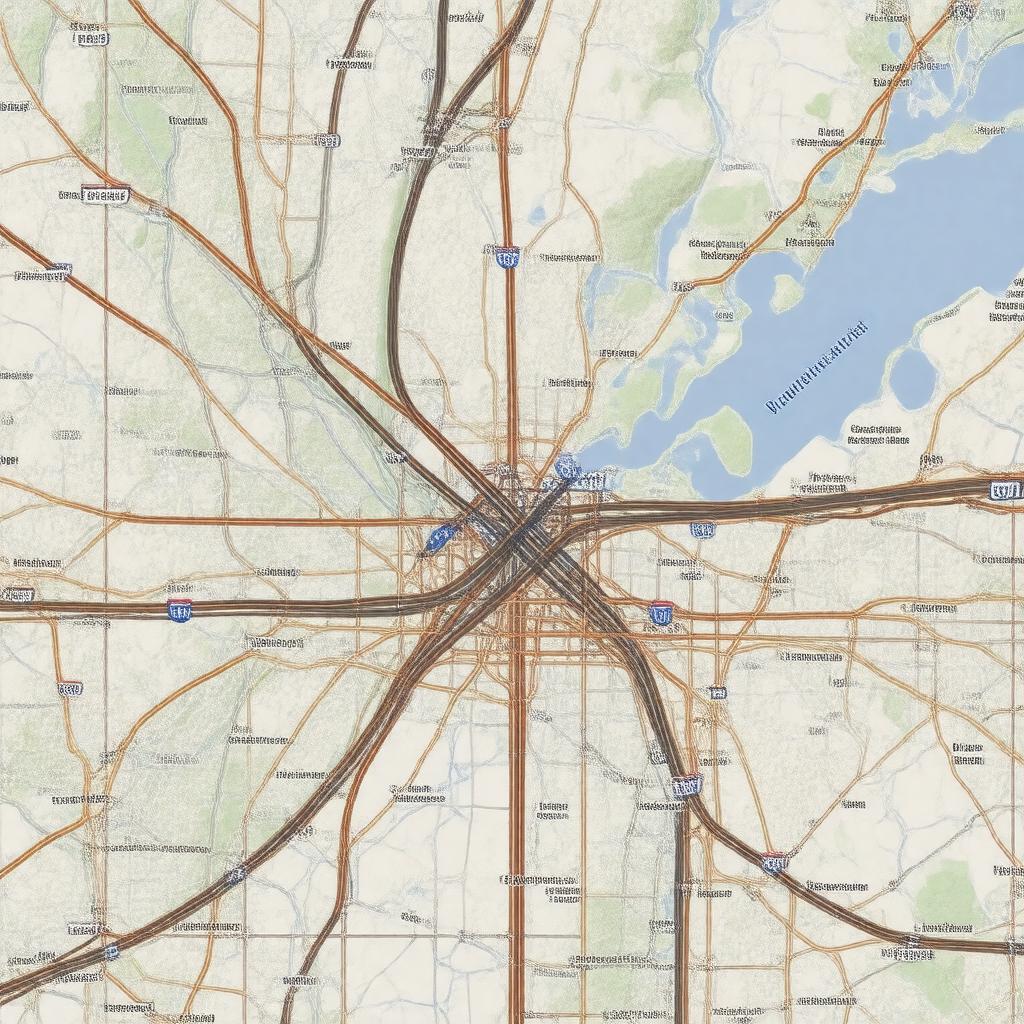 AI-created image of Interstate 495