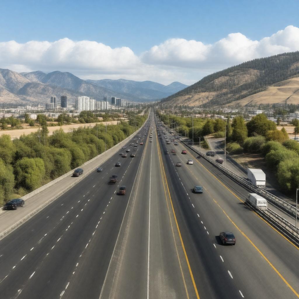 AI-created image of Interstate 5