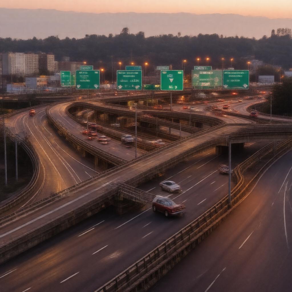 Click to view larger image AI-created image of Interstate 670