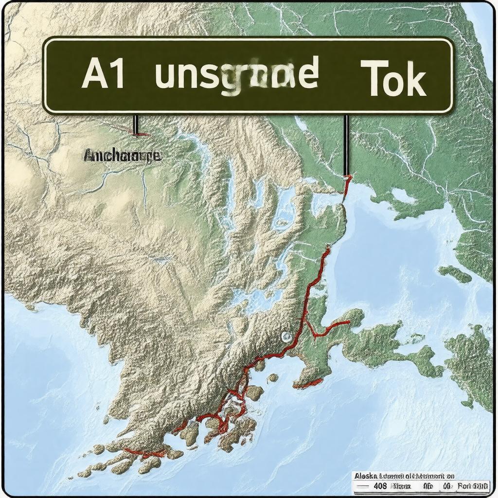 AI-created image of Interstate A-1 (unsigned)