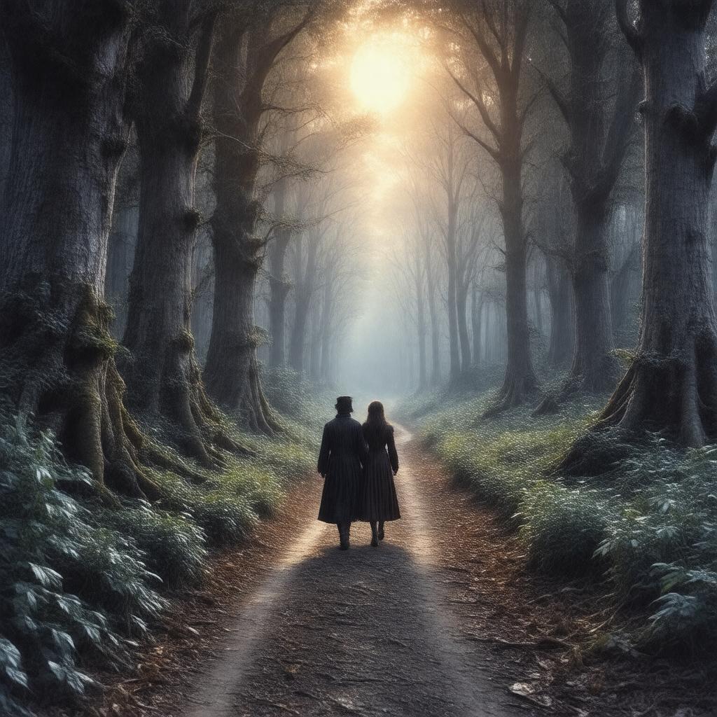 AI-created image of Into the Woods (2014 film)