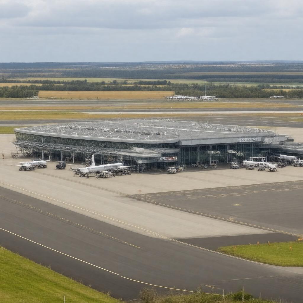 AI-created image of Inverness Airport