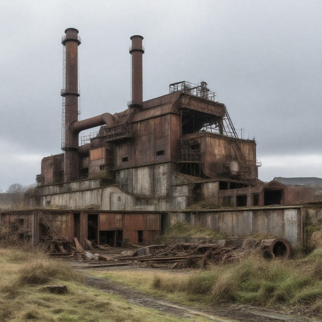 Click to view larger image AI-created image of Inverness Steelworks