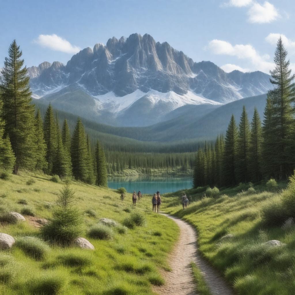 AI-created image of Inyo National Forest