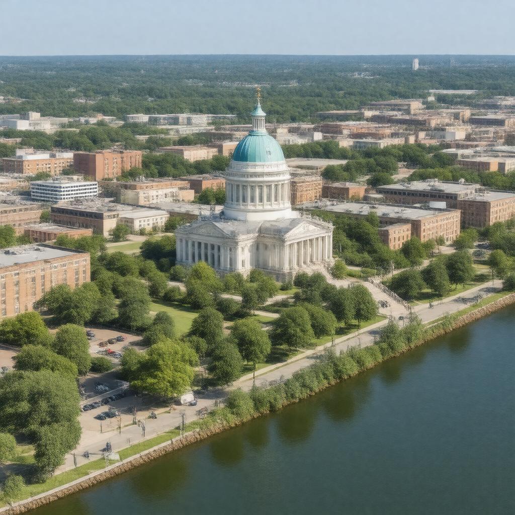 AI-created image of Iowa City