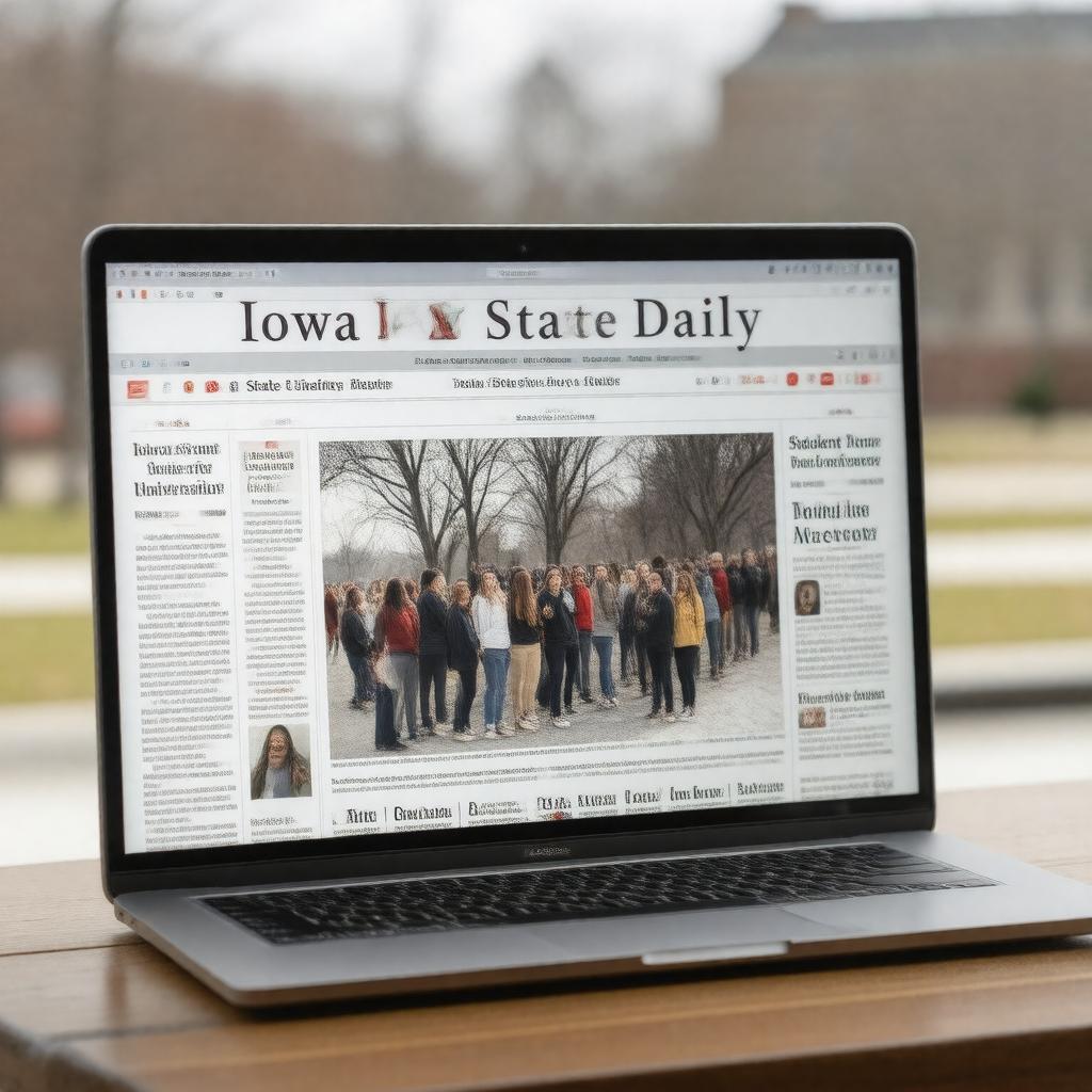 Click to view larger image AI-created image of Iowa State Daily