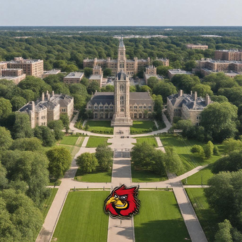 AI-created image of Iowa State University