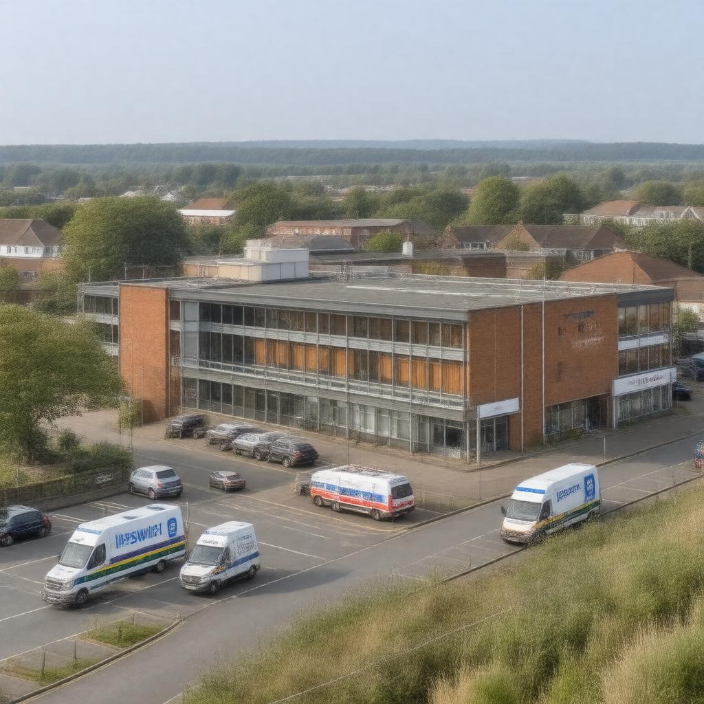 AI-created image of Ipswich Hospital