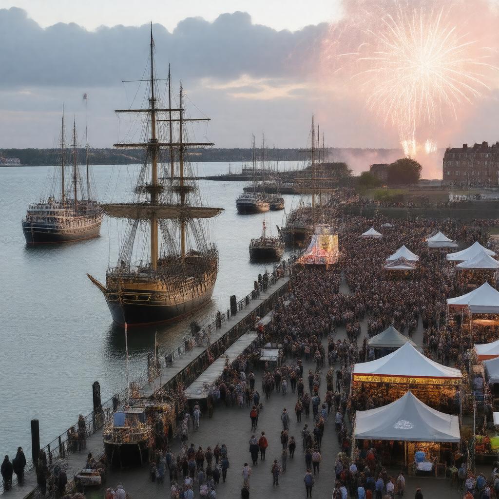 AI-created image of Ipswich Maritime Festival