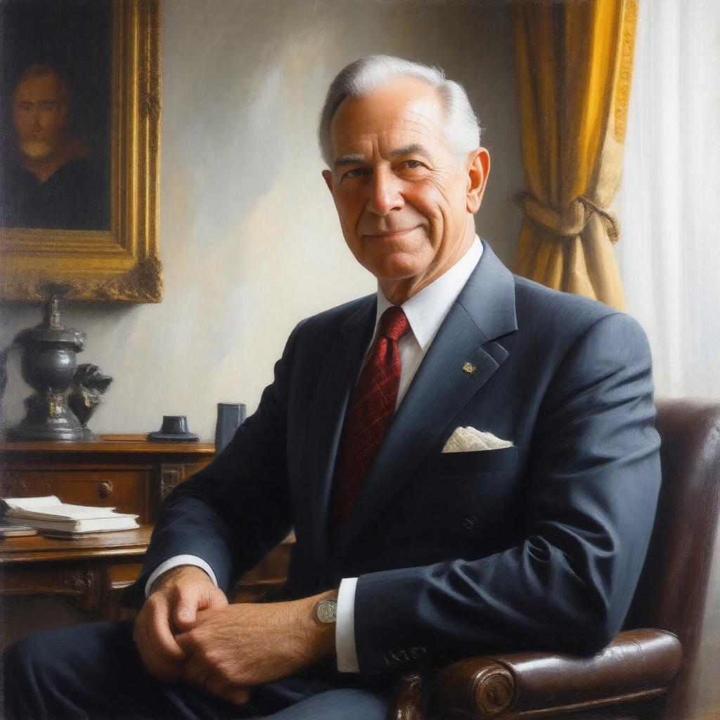 AI-created image of Ira D. Wallach