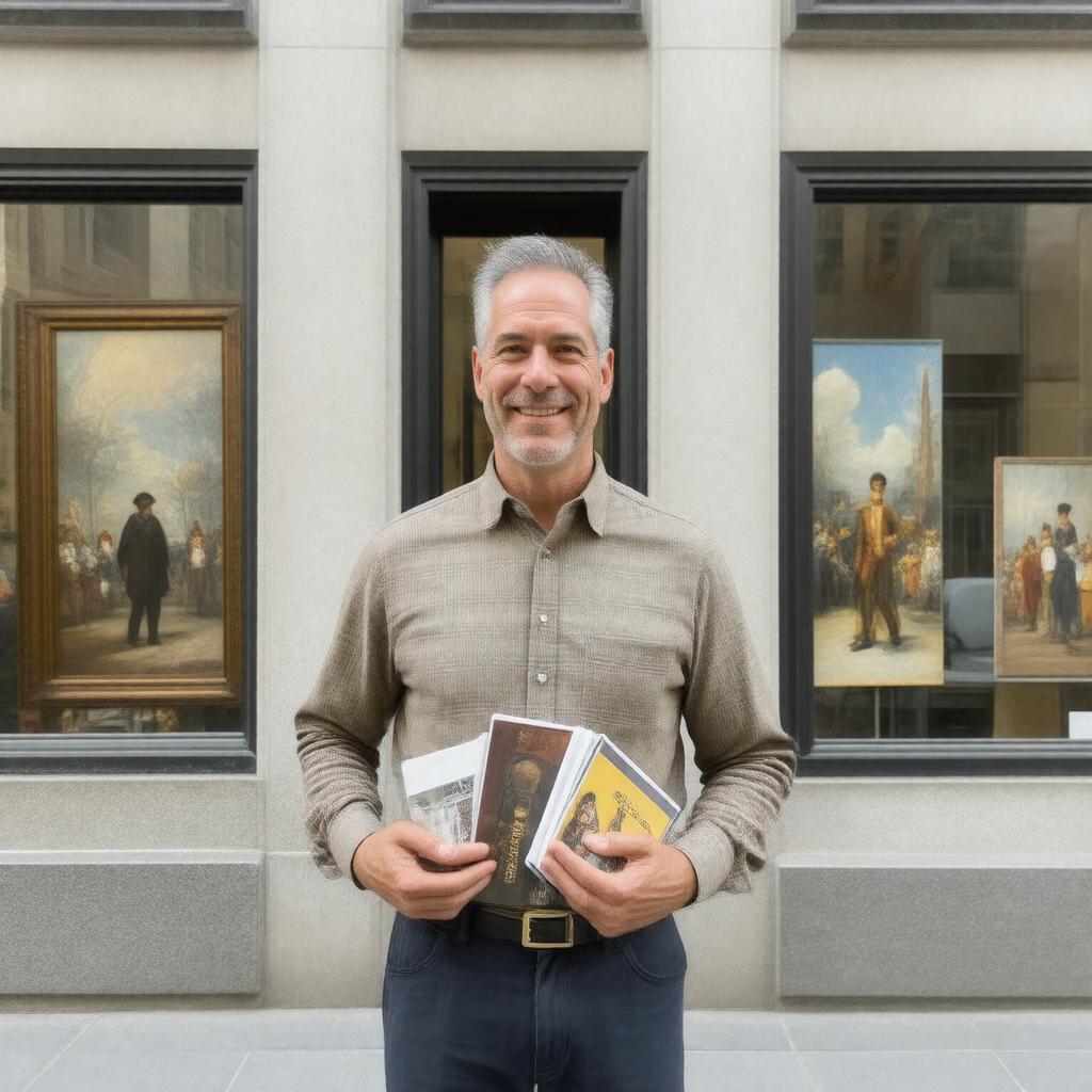 AI-created image of Ira J. Spanierman