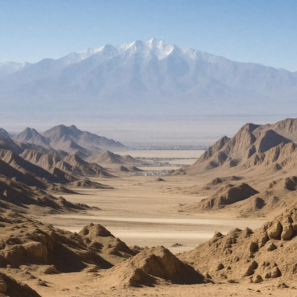 AI-created image of Iranian Plateau