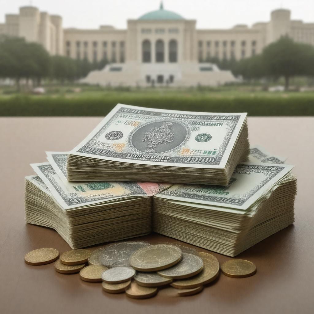 AI-created image of Iranian rial