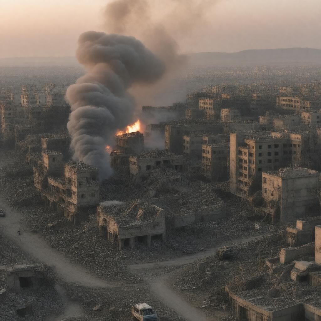 Click to view larger image AI-created image of Iraq War