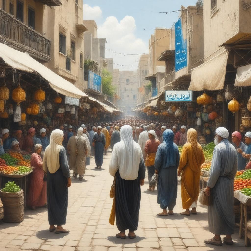 AI-created image of Iraqi Arabic