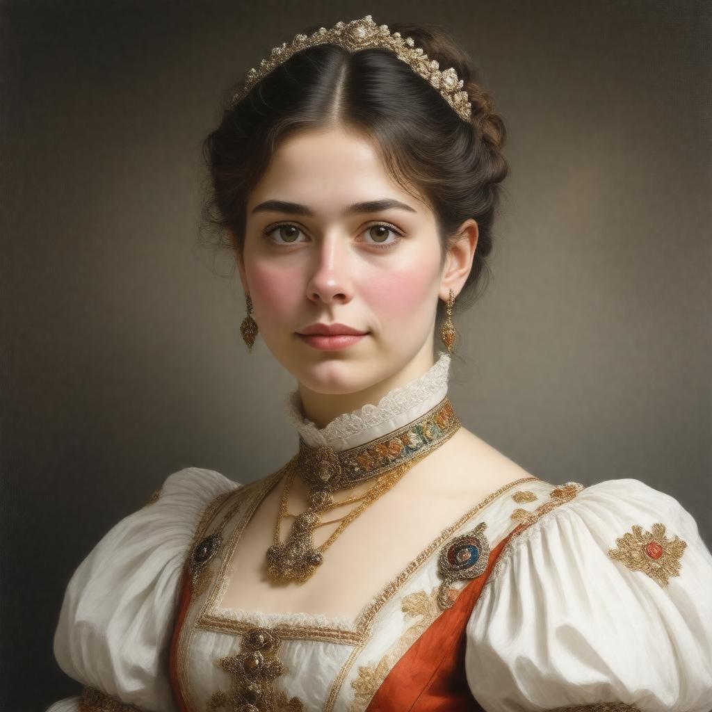 Click to view larger image AI-created image of Irene, Princess Henry of Prussia