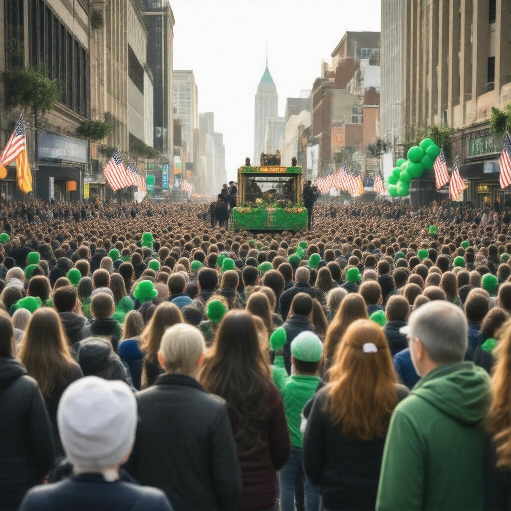 AI-created image of Irish-Americans