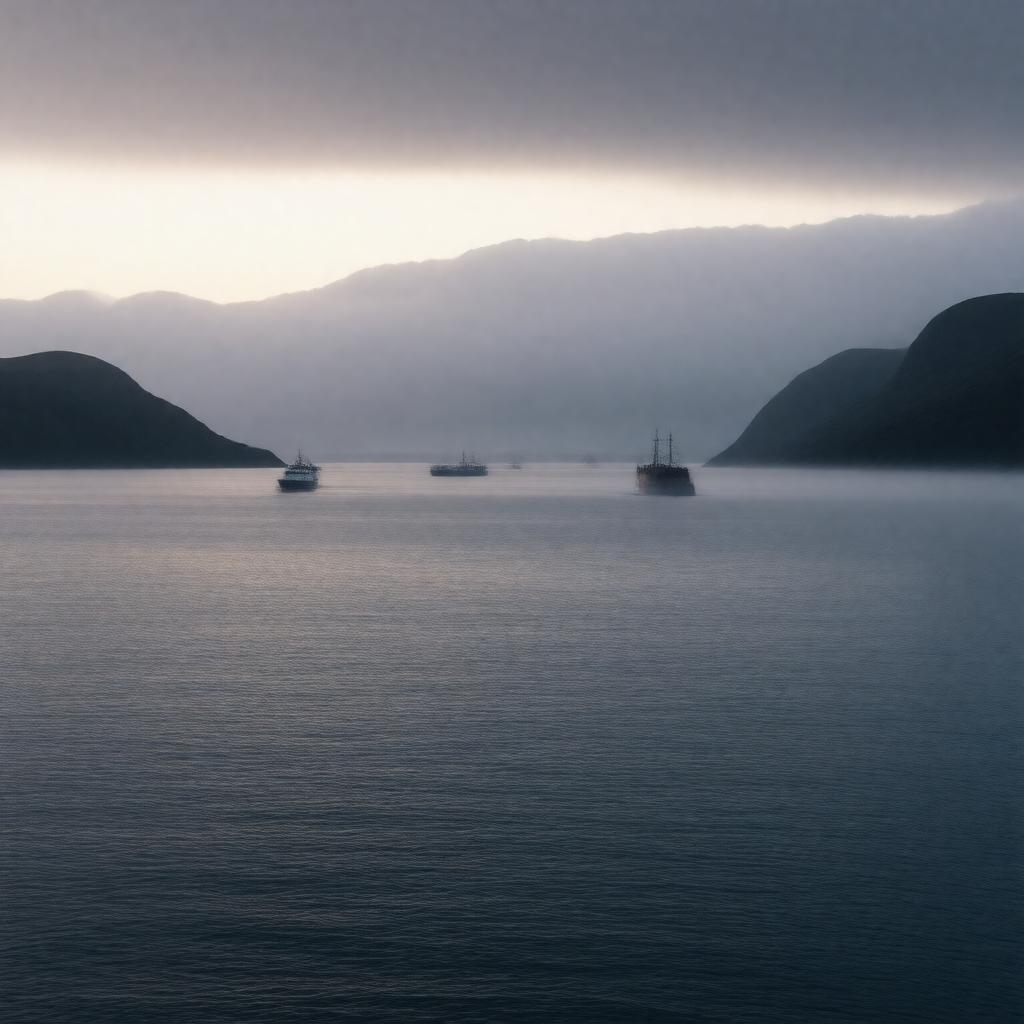 AI-created image of Irish Sea