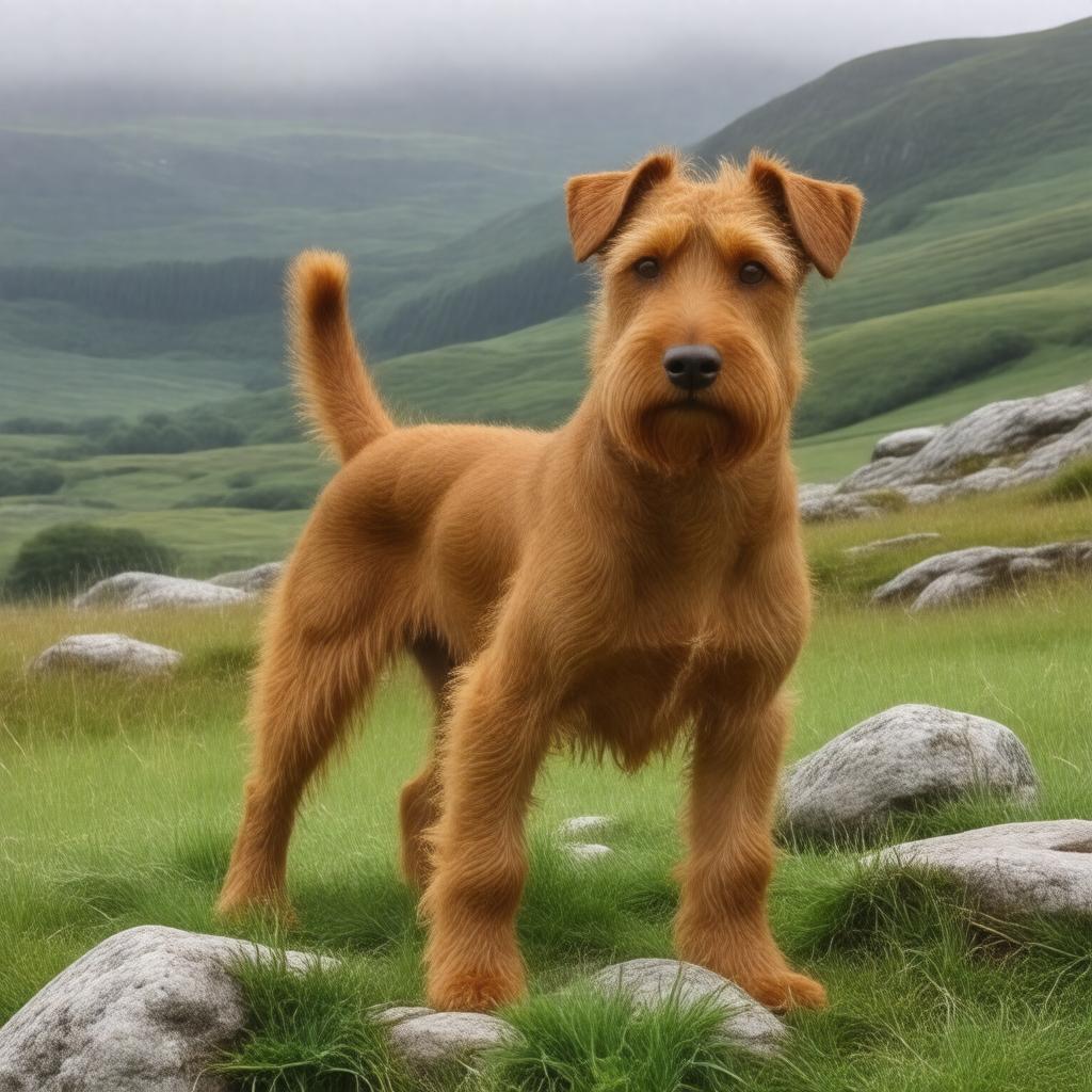 AI-created image of Irish Terrier