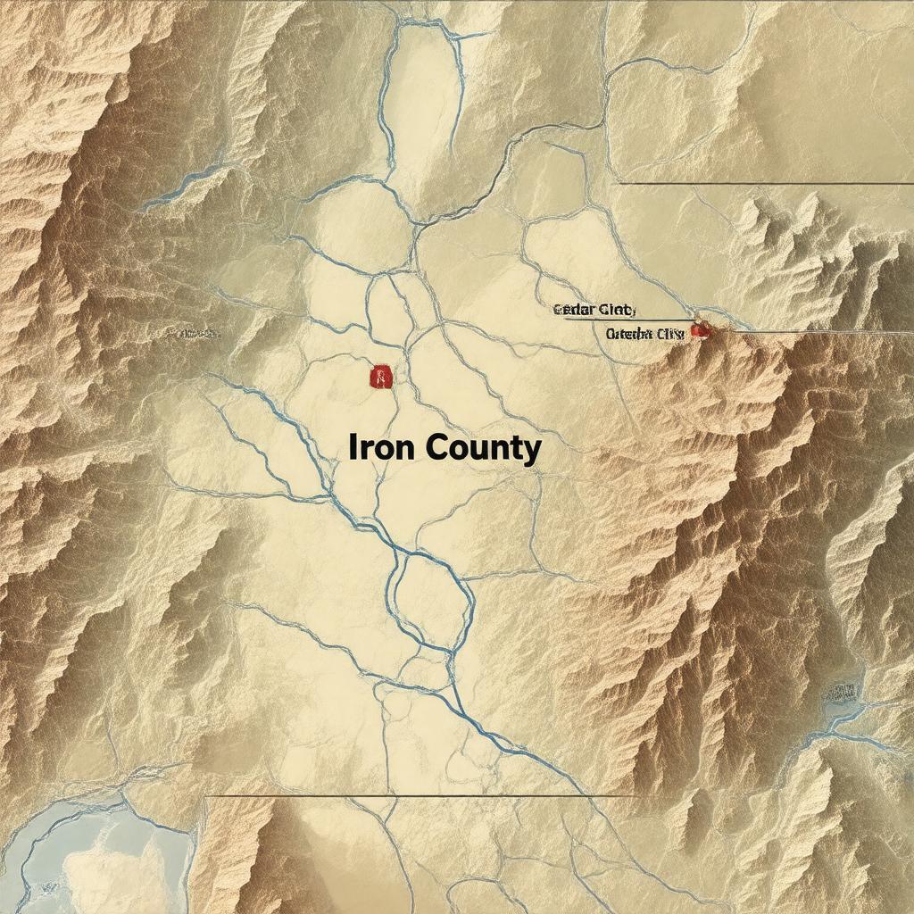AI-created image of Iron County