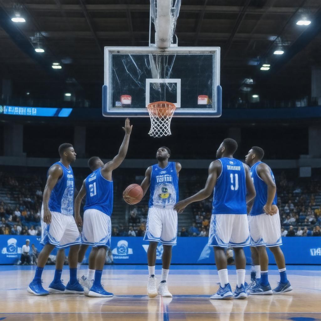 Click to view larger image AI-created image of Ironi Ashkelon (basketball)