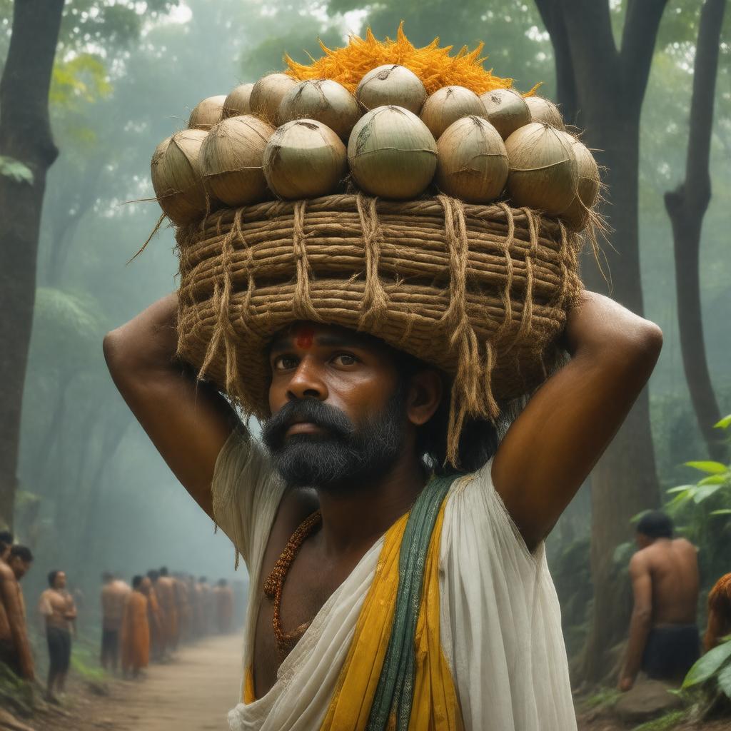 AI-created image of Irumudi Kettu