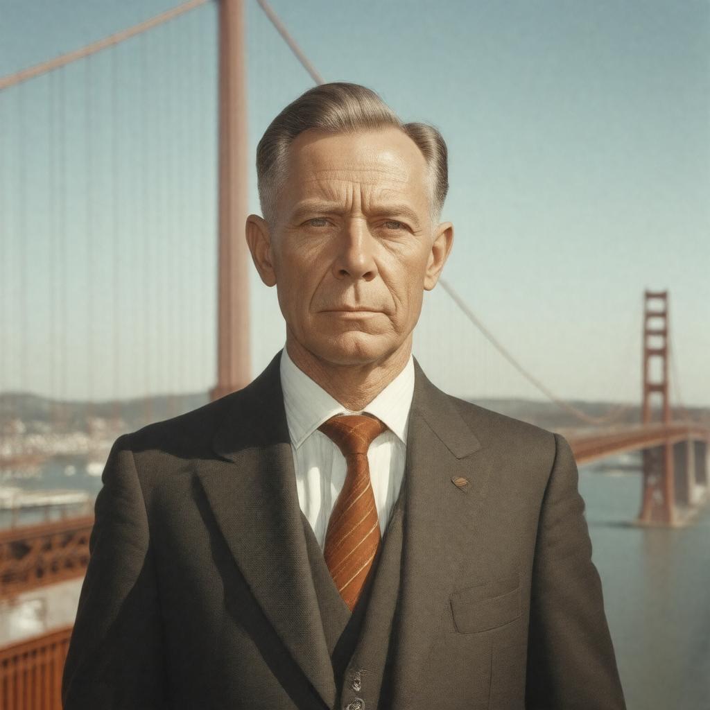 AI-created image of Irving Morrow