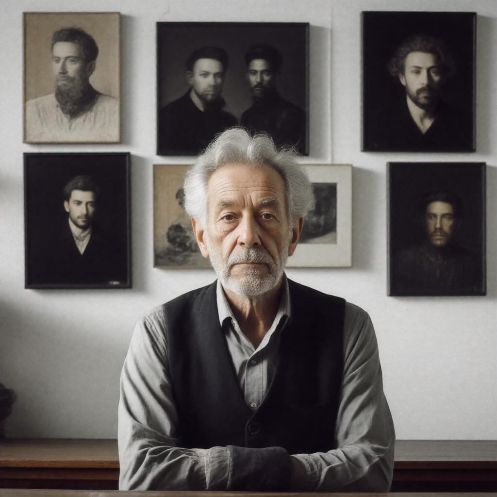 AI-created image of Irving Penn