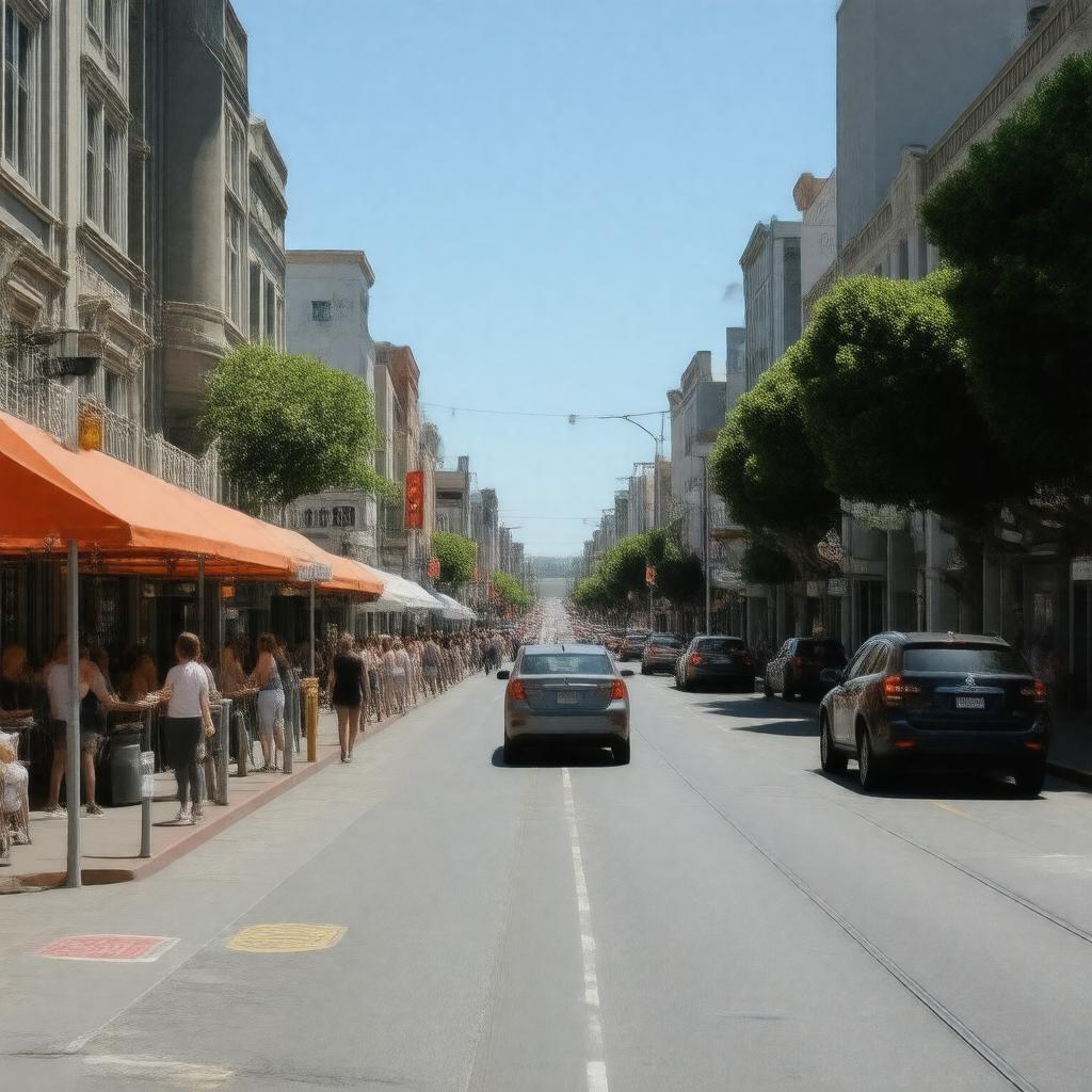 AI-created image of Irving Street