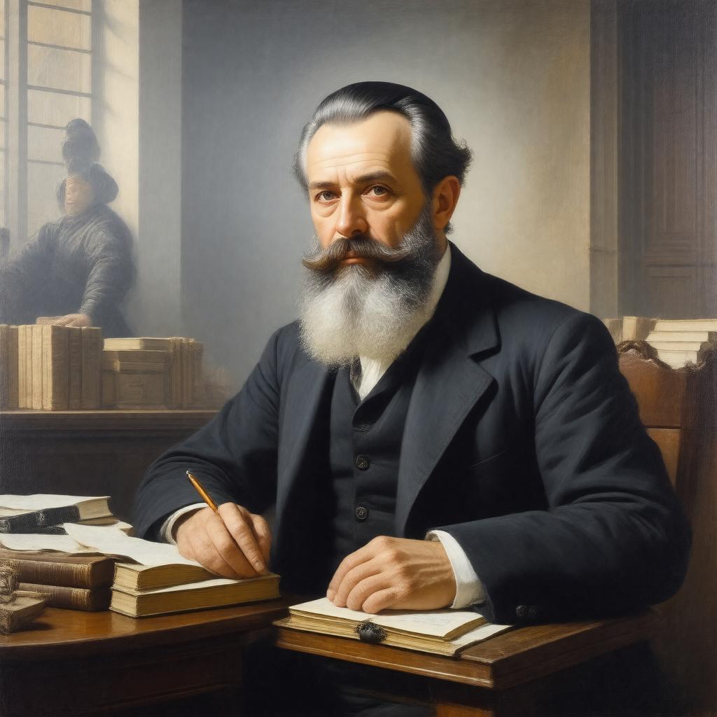 AI-created image of Isaac Mayer Wise