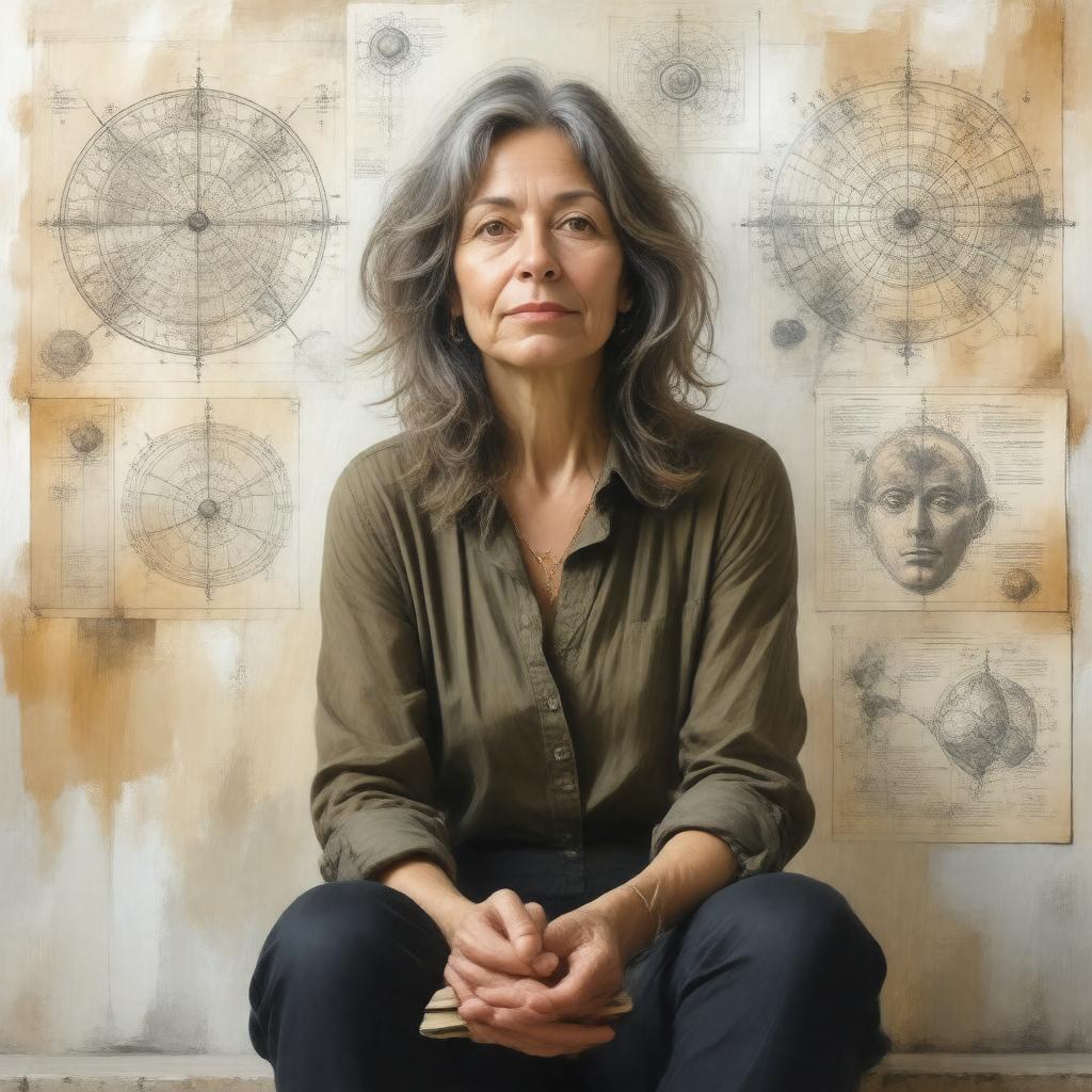 AI-created image of Isabel Stengers