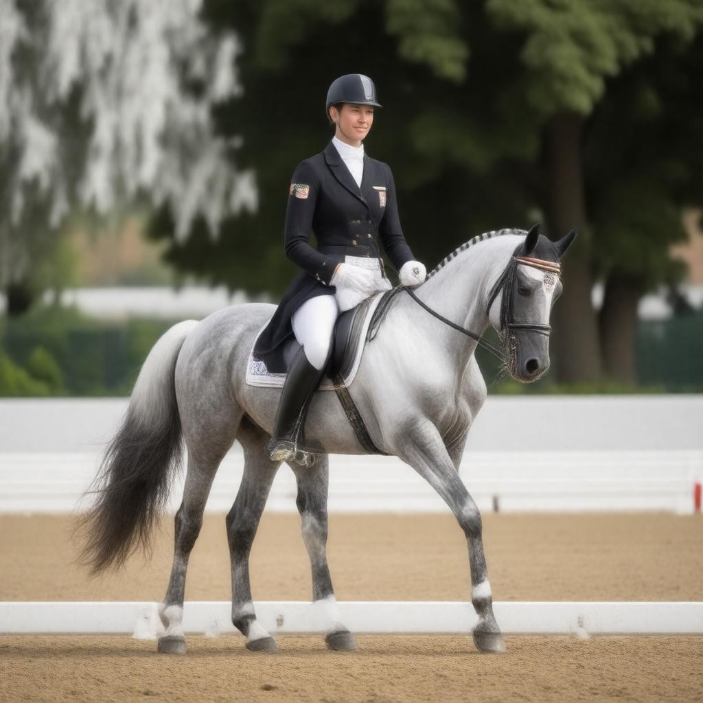 AI-created image of Isabell Werth