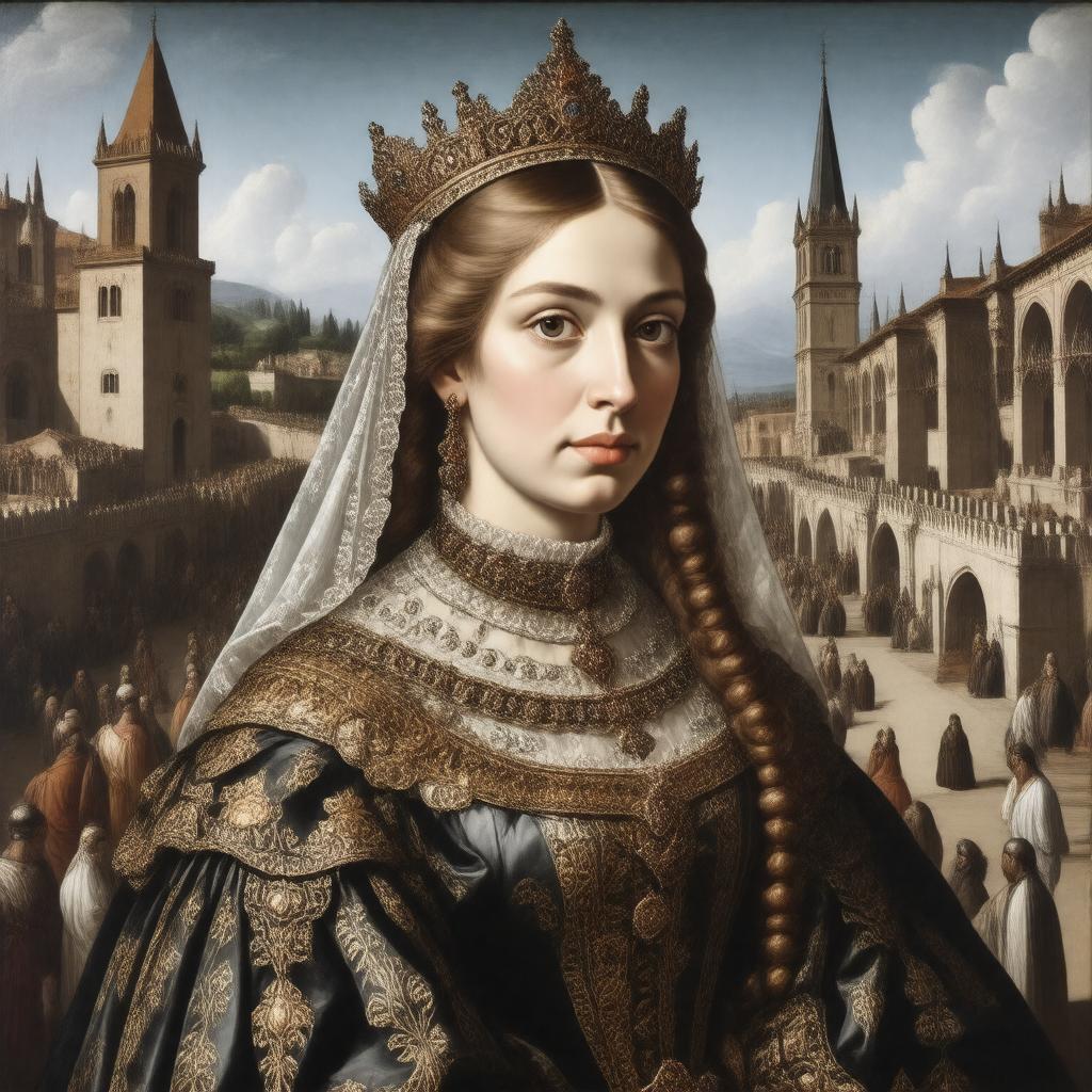 AI-created image of Isabella of Aragon