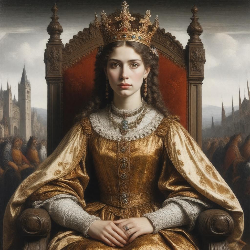 AI-created image of Isabella of France