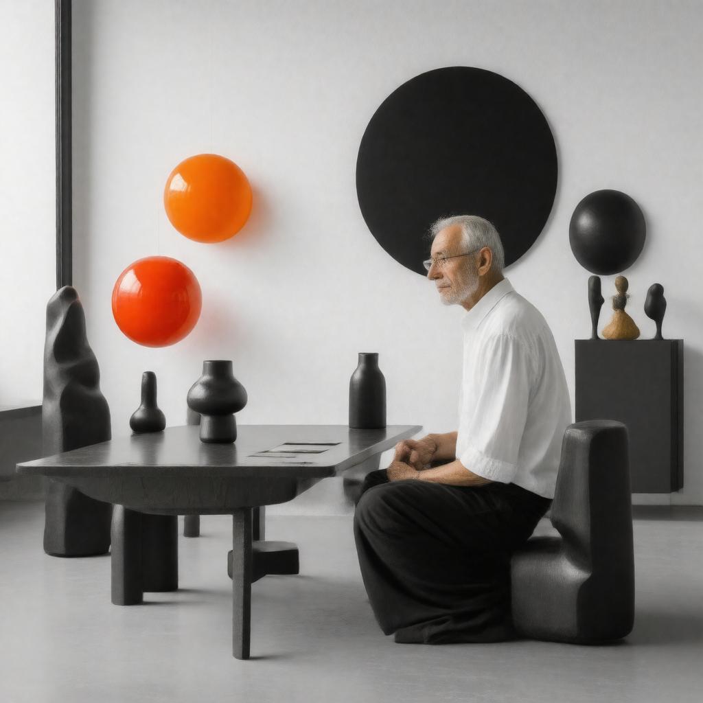 AI-created image of Isamu Noguchi