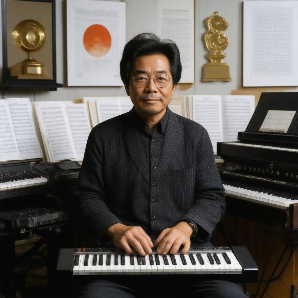 AI-created image of Isao Tomita