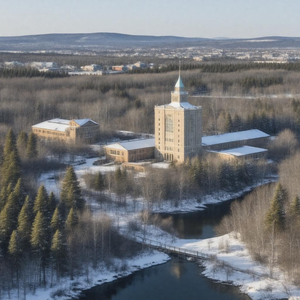 AI-created image of Ishpeming, Michigan, USA